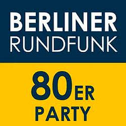 Berliner Rundfunk 80er party logo