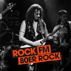 ROCK FM 80ER ROCK logo