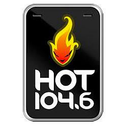 Hot FM 104.6 logo
