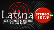 Latina Stereo 107.9FM Radio logo