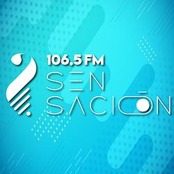 Sensacion 106.5 fm logo