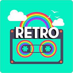 100FM Radius - Retro logo