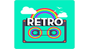 100FM Radius - Retro logo