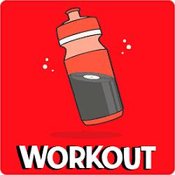 100FM Radius - 100% Workout logo
