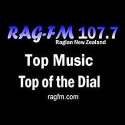 RAG-FM 107.7 Raglan New Zealand logo
