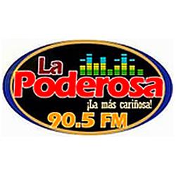 La Poderosa 90.5 FM logo