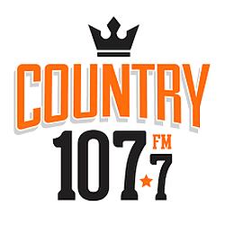 Country 107.7 FM logo