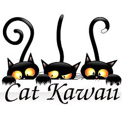 cat kawaii logo