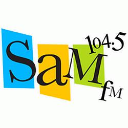 104.5 SAM logo