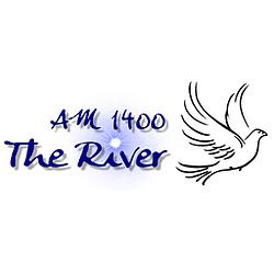 The River 1400 AM Radio logo