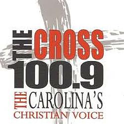 100.9 The Cross logo