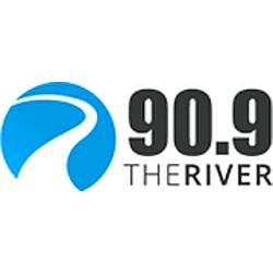 90.9 the River logo