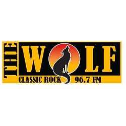 The Wolf 96.7 FM logo