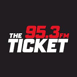 95.3 The Ticket logo