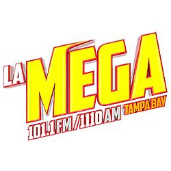 La Mega 101.1 FM logo