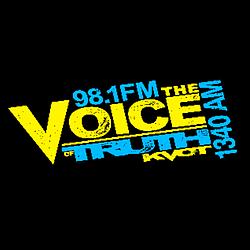 The Voice of Truth KVOT 98.1 FM and 1340 AM logo