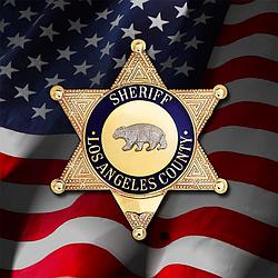 Los Angeles County Sheriff Fire and Aircraft Santa Clarita V logo